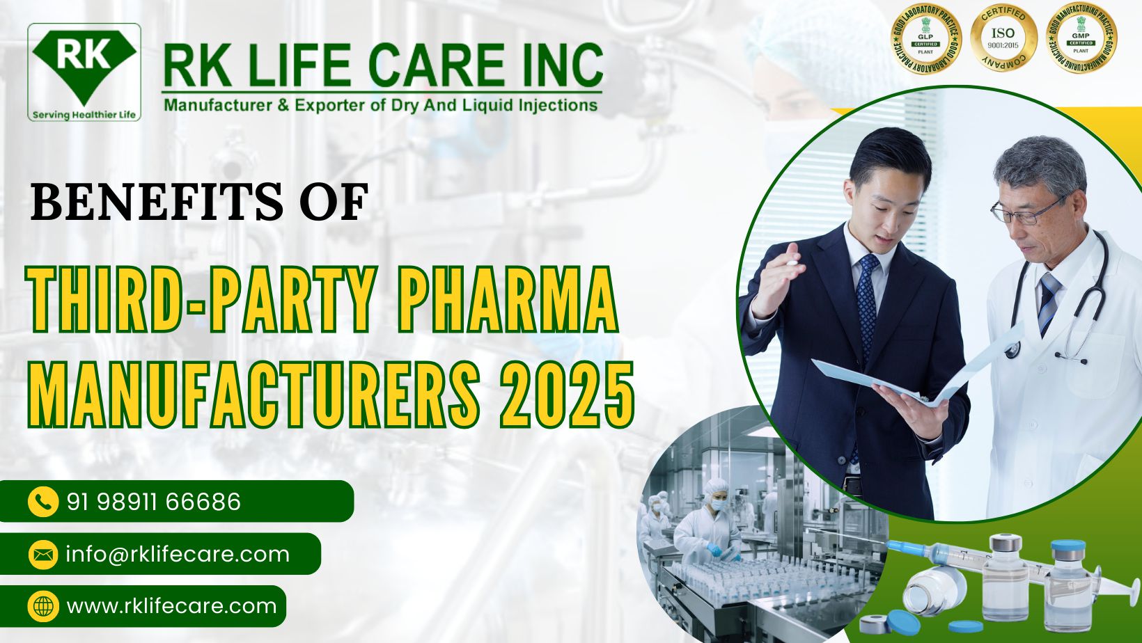 Benefits of Third-Party Pharma Manufacturers